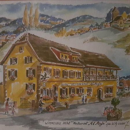 Restaurant A L'Aigle Hotel Wimmenau Kültér fotó