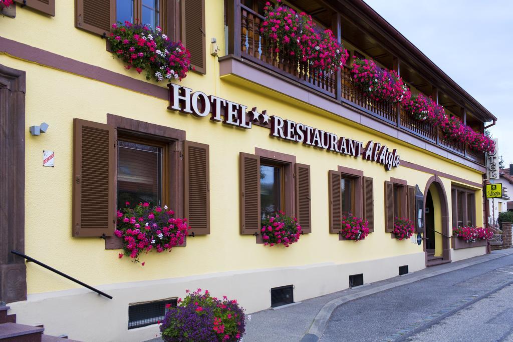 Restaurant A L'Aigle Hotel Wimmenau Kültér fotó